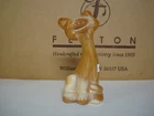 FENTON 6" TALL HAPPY CAT CHOCOLATE FAGCA 2005