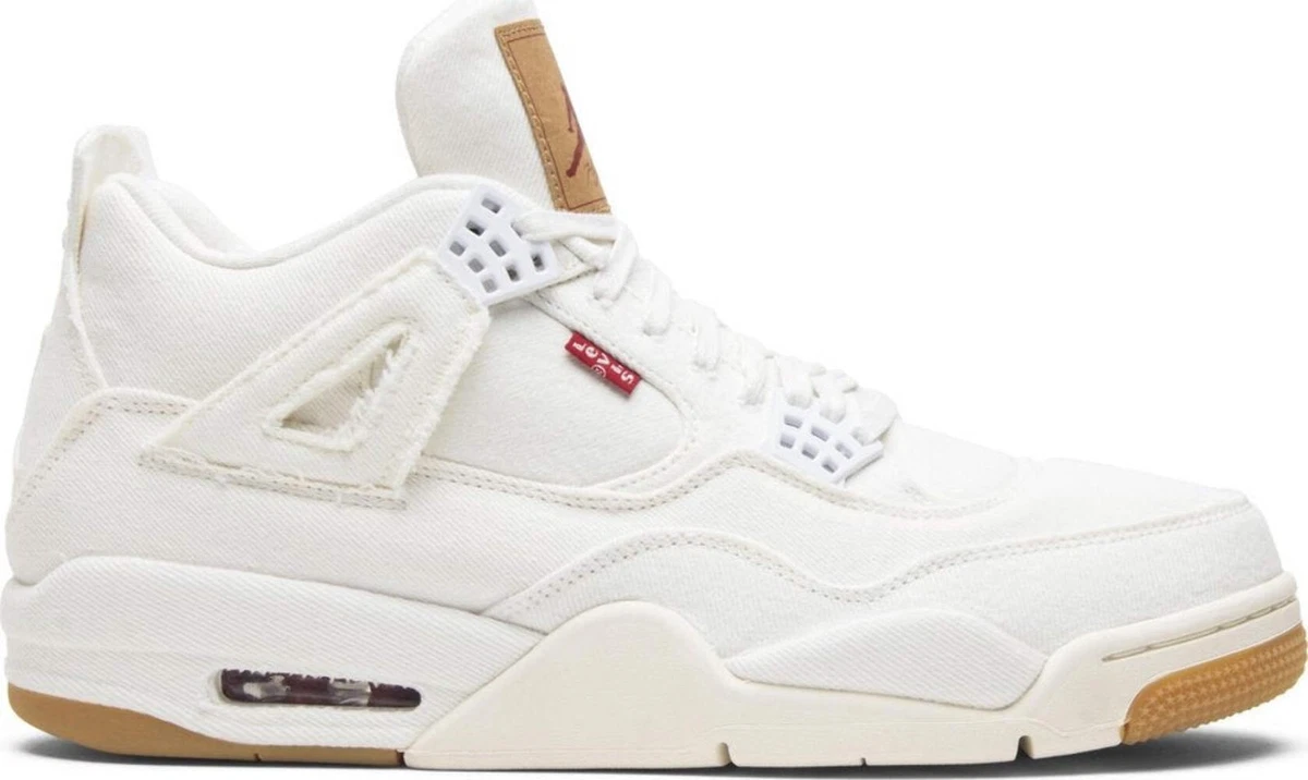 Las mejores ofertas en Levi's x Air Jordan 4 Retro White Denim | eBay