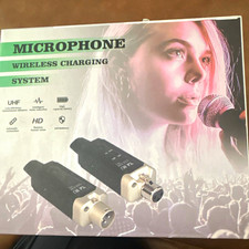 T11 UHF Wireless Microphone System XLR 3-Pin Transmitter/Receiver Black/Silver