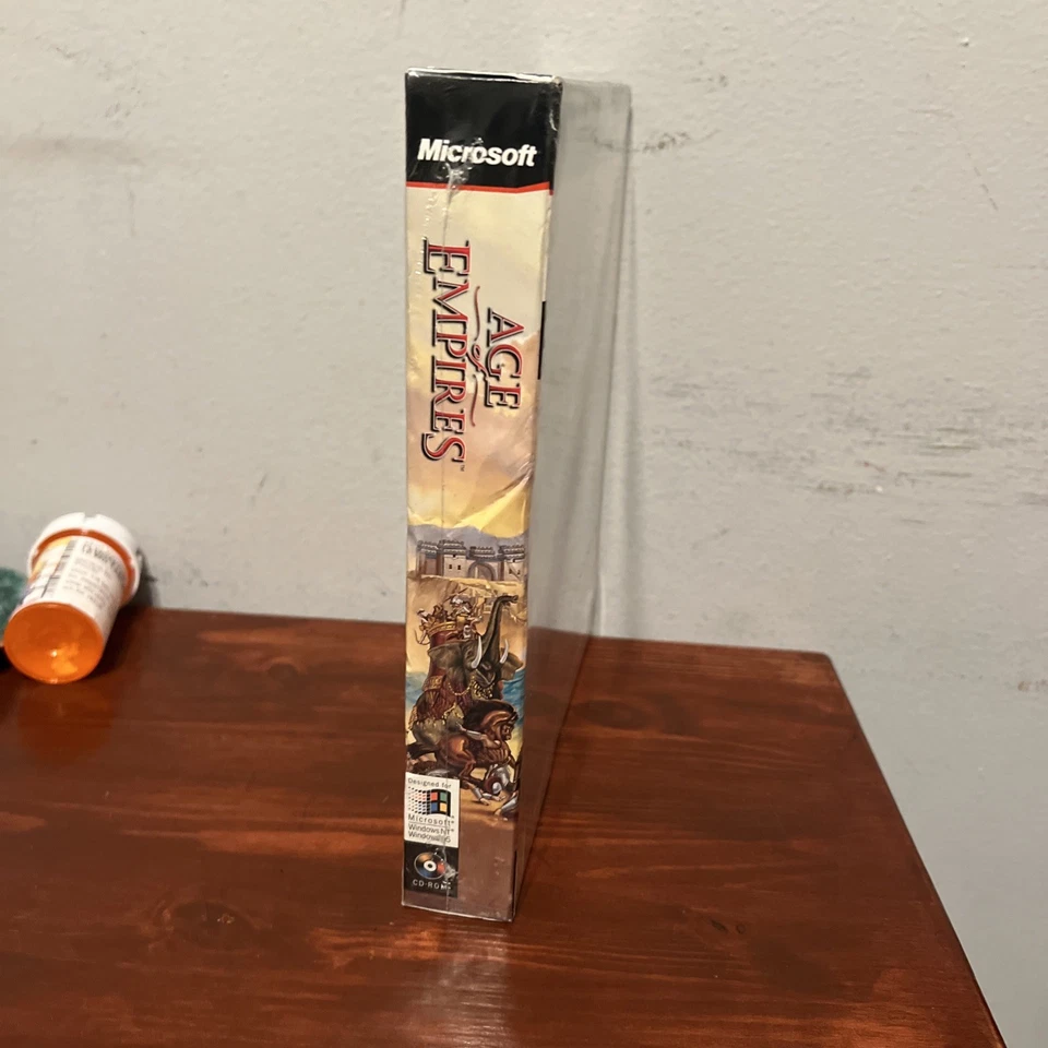 Age Of Empires 1997 Windows 95 PC Big Box, New, Sealed!! - Image 3 of 4