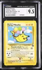 CGC 9.5 MINT+ Flying Pikachu 25 Pokemon League Black Star Promos Pokemon Card