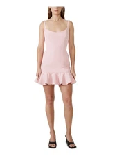 BARDOT Womens Fitted  Spaghetti Strap Mini Party Body Con Dress