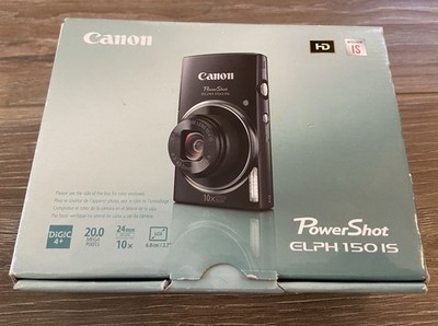 Canon PowerShot ELPH 150 IS Digital Camera NEW Complete In Box 20MP