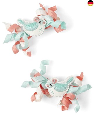 Gymboree, Haarschmuck für Kleinkinder, blaue Vögel, Einheitsgröße, 2 Stück