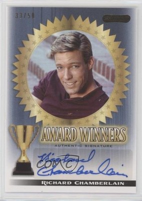 2010 Razor Pop Century Award Winners Blue 33/50 Richard Chamberlain Auto 0dj8