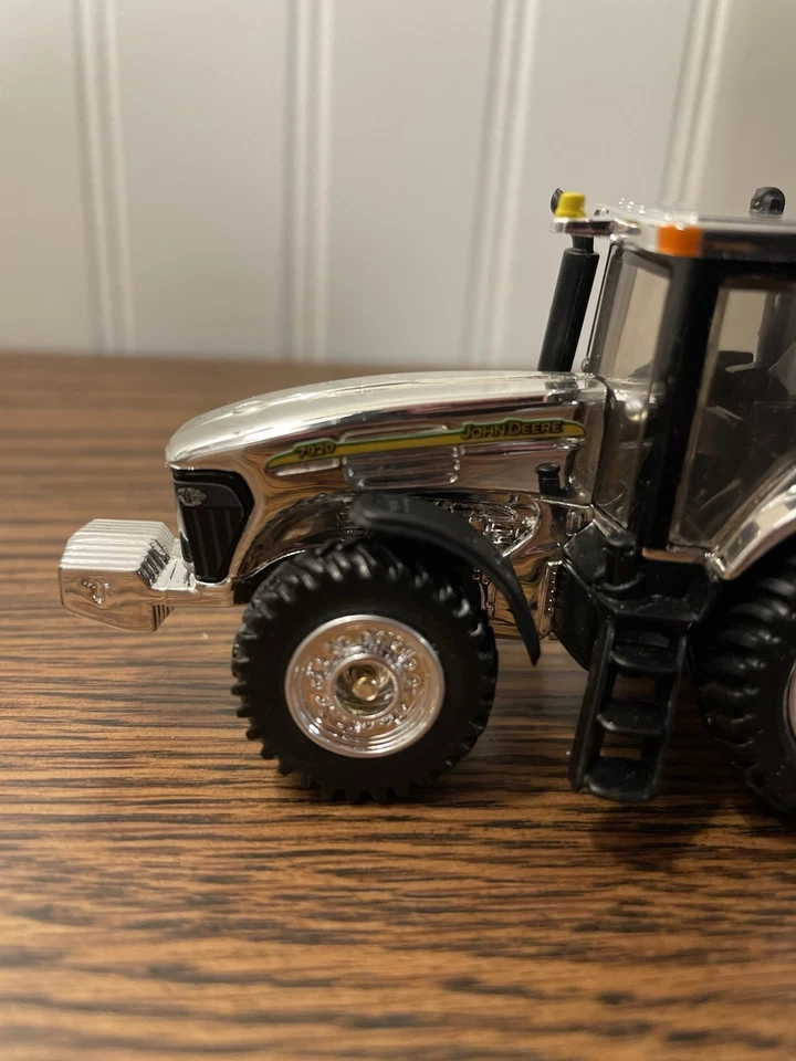 Ertl 1/64 Cromo Plata John Deere 7920 Tractor Granja Juguete Cazador Foto 3 de 4