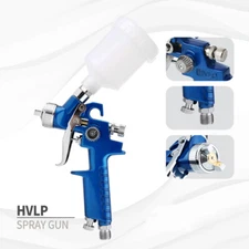 1.0MM HVLP Mini Air Spray Gun Auto Car Detail Touch Up Paint Prime Sprayer Kit