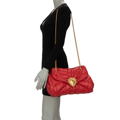 Dolce & Gabbana Nylon Crossbody Bag Belt Bag Devotion Red