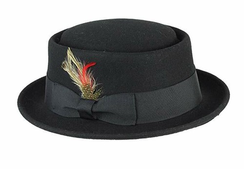  Unisex 100% Lana Hecho a Mano Plegable PASTEL DE CERDO Sombrero Gran Calidad Sombrero A Prueba de Ducha - Imagen 7 de 9