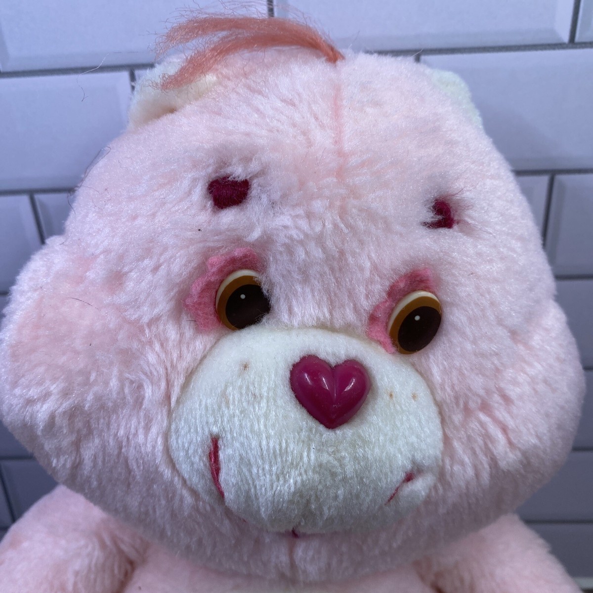 Care Bear Original 1983 Kenner Pink Cheer Bear Rainbow Plush