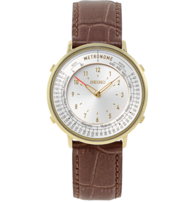 SEIKO SMW003AP Metronome Limited Watch Standard Line Cow Lethar