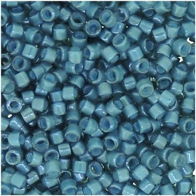Miyuki Delica Seed Beads Size 11/0 Luminous Dusky Blue 7.2GM DB2054
