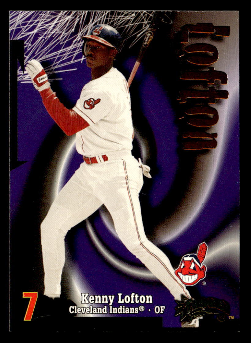 Kenny Lofton 1998 Circa Thunder  Card #7 Cleveland Indians