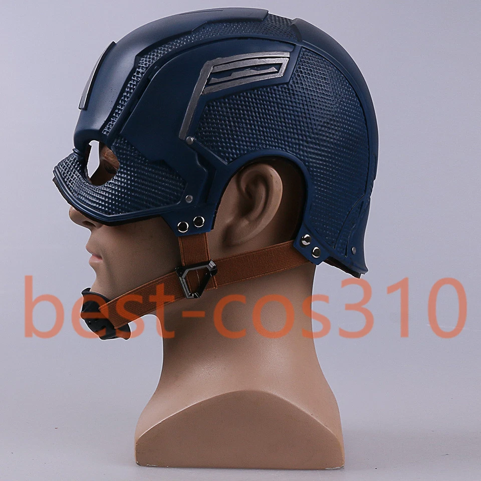 1:1 Captain America Helmet Civil War Mask Steve Rogers Helmet Cosplay Mask New - Image 4 of 4