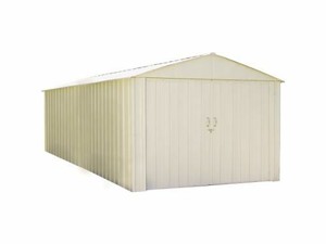 arrow milford vinyl coated steel shed 10' x 12' - free