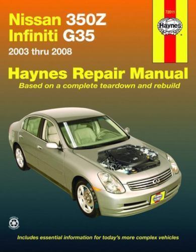 Nissan 350Z & Infiniti G35 (2003–2008) Haynes Repair Manual (USA) Haynes