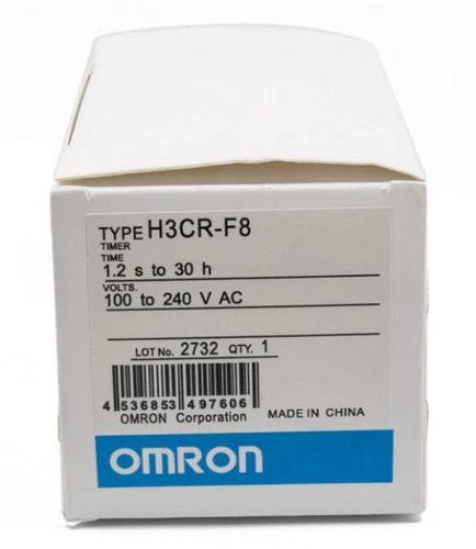 1PC New Omron H3CR-F8 Timer H3CRF8 100-240VAC In Box Free Shipping