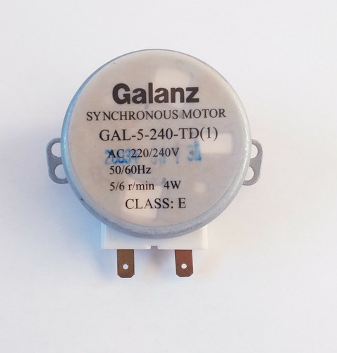 Genuine Galanz FORNO A MICROONDE GAL-5-240-TD (1) motore piattaforma  girevole 4W 5/6/r/min | eBay