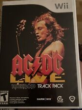 AC/DC Live: Rock Band Track Pack (Nintendo Wii, 2008) Complete W/ Manual Tested