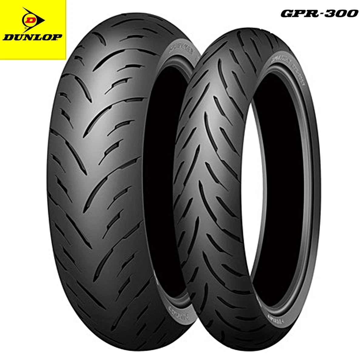 DUCATI MONSTER S2R 800 DUNLOP SPORTMAX GPR 300 TWO TIRE SET 120 70