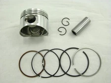 125cc PISTON and RINGS (52.4mm) FOR CHINESE SCOOTERS WITH 125cc GY6 MOTORS