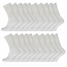 100% Cotton socks Ultimate 12 Pairs Mens Pure cotton Socks Size 6-11