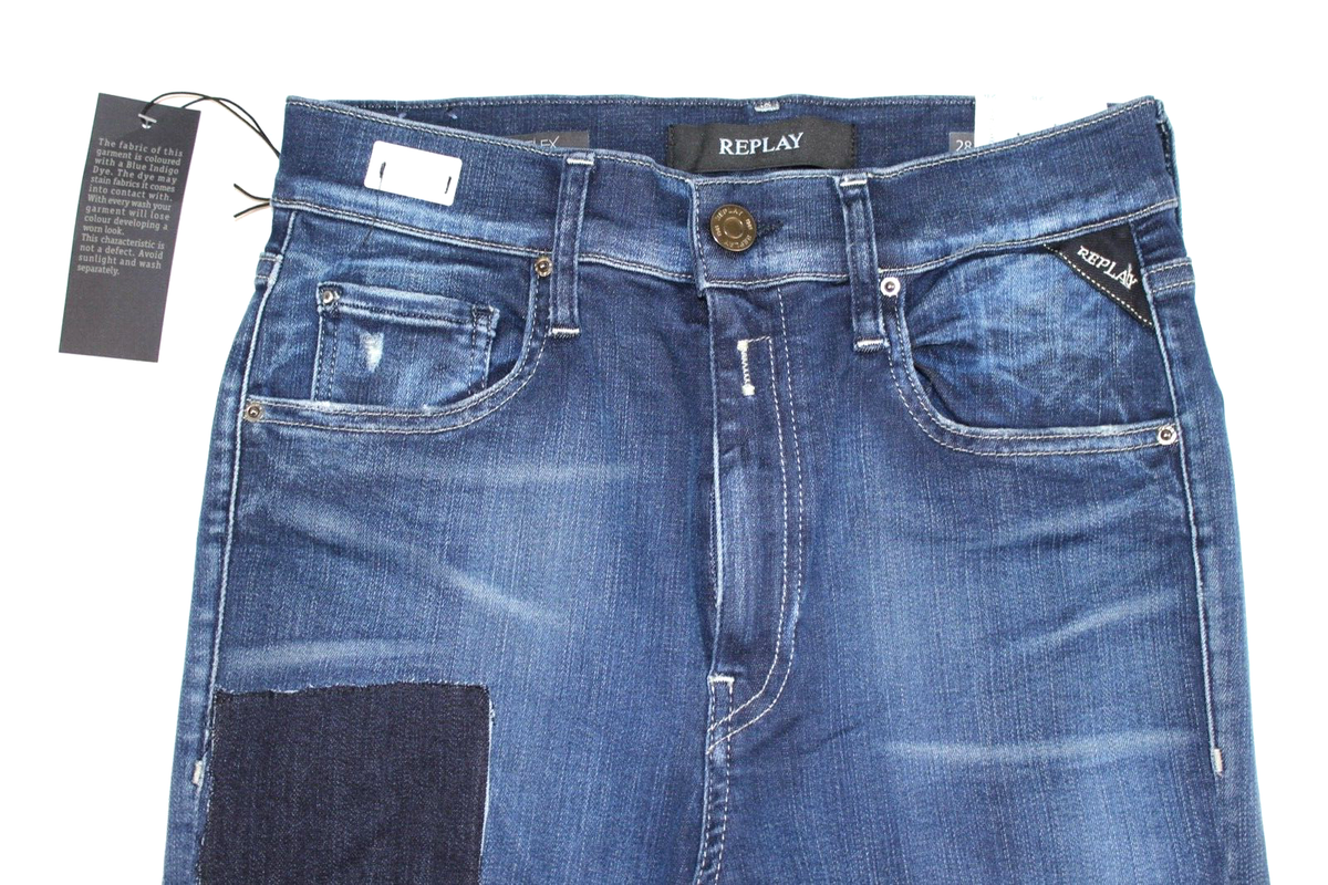 Replay Anbass Damen Jeans Bio Hyperflex Denim M914 Leyla W28