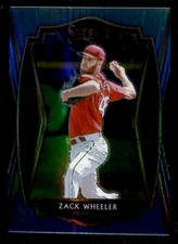 2021 Panini Select Carolina Blue Prizm Zack Wheeler 28/35 Philadelphia Phillies