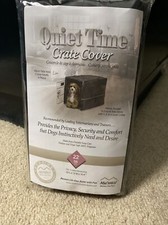 Midwest Quiet Time Pet Crate Cover Black 22" x 13" x 16" Brand New Fast Shipping
