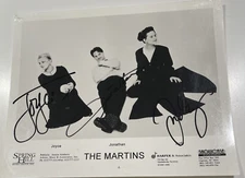 AUTOGRAPHED The Martins 1997 Spring Hill PROMO Picture/Poster!