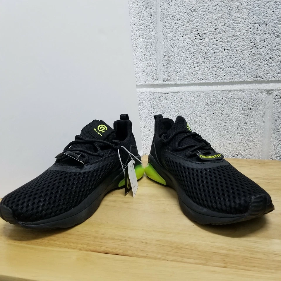Zapatos deportivos Champion C9 ajuste cojín - negros/verdes para mujer talla 3 Foto 3 de 4