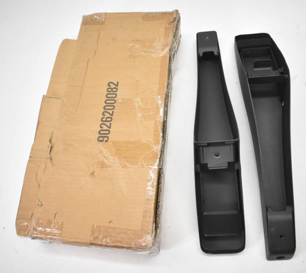 Lot of 2 Arm Support Saddles Brackets Replacements Matte Black