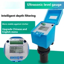 Integrated Ultrasonic Water Tank Level Gauge Meter Liquid Level Sensor 4-20mA
