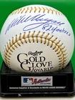 MIKE MORGAN  NEW YORK YANKEES 1982 SIGNED OML GOLD GLOVE BASEBALL