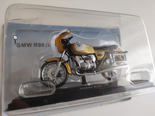 MODELLINO MOTO STATICO BMW R90S 1975 ORO MODELLISMO SCALA 1/24 - Foto 2 di 5