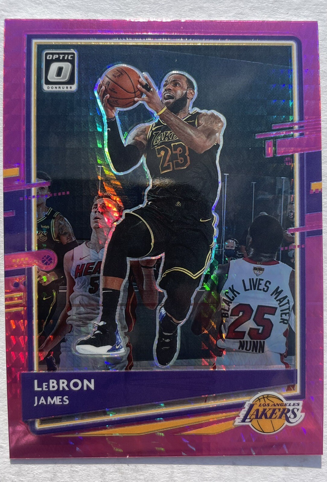 Lebron James 2020 Panini Donruss Optic Hyper Pink #13