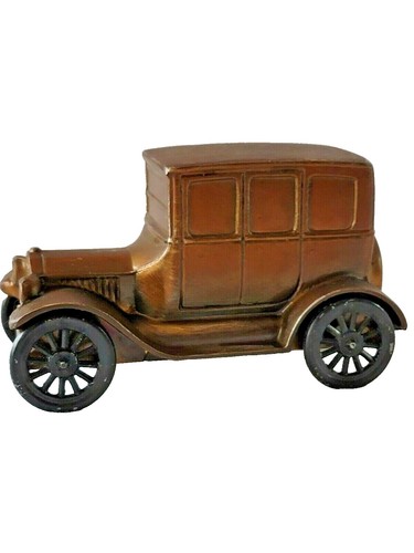Banthrico 1915 Ford Omnibus Car Die Cast Coin Bank - Akron