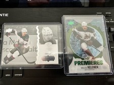 2023-24 UD ICE MILOS KELEMEN Ice Premieres Green /299 + Bonus Base Rookie #141