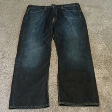 Ed Hardy by Christian Audigier Button Fly Baggy Denim Jeans Men's Size 42 X 32