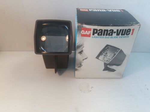Vintage GAF Pana-Vue 1 Lighted 2x2 Slide Viewer - Picture 1 of 11
