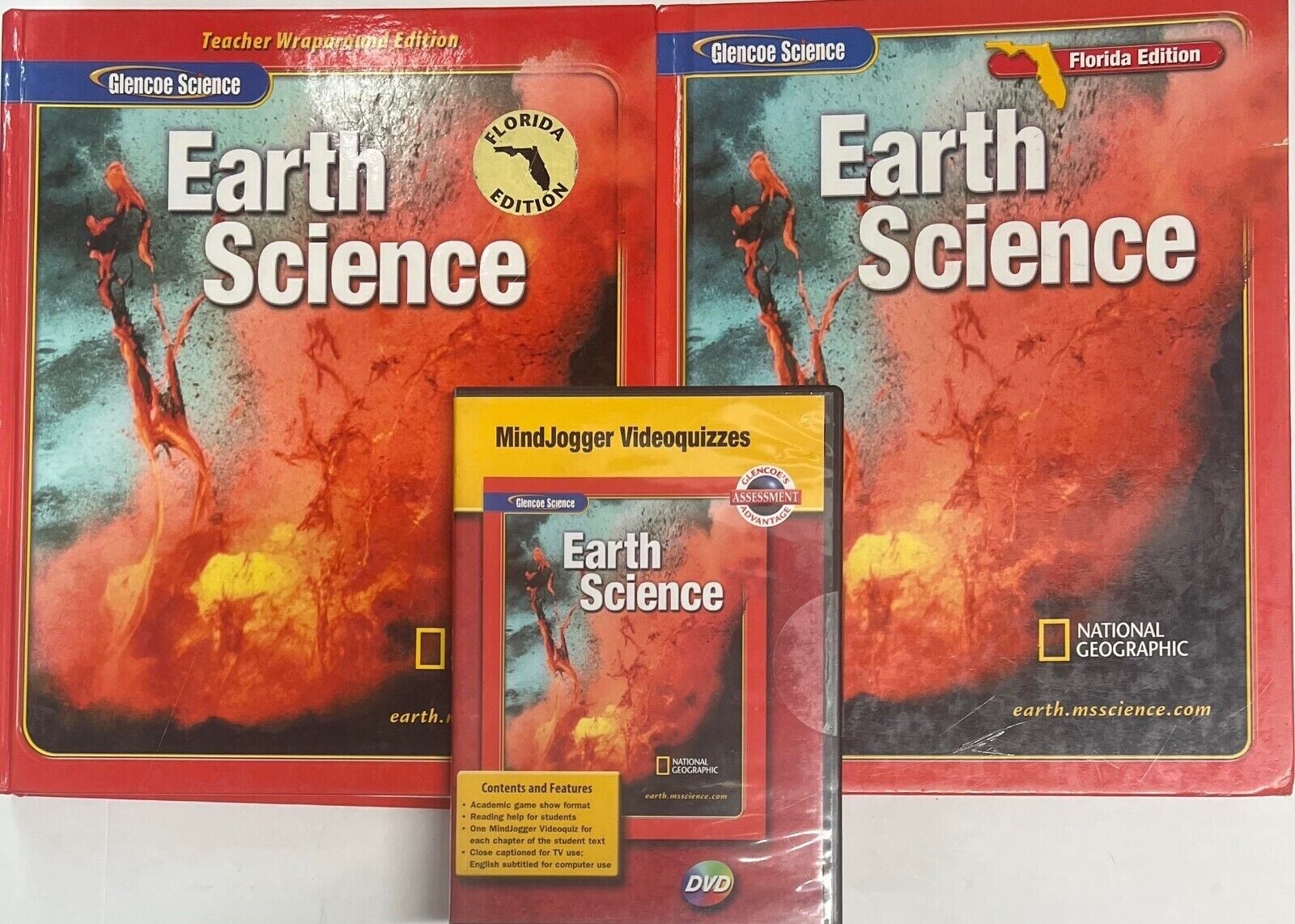 Middle School Earth Science Student Teacher Edition + DVDs Homeschool