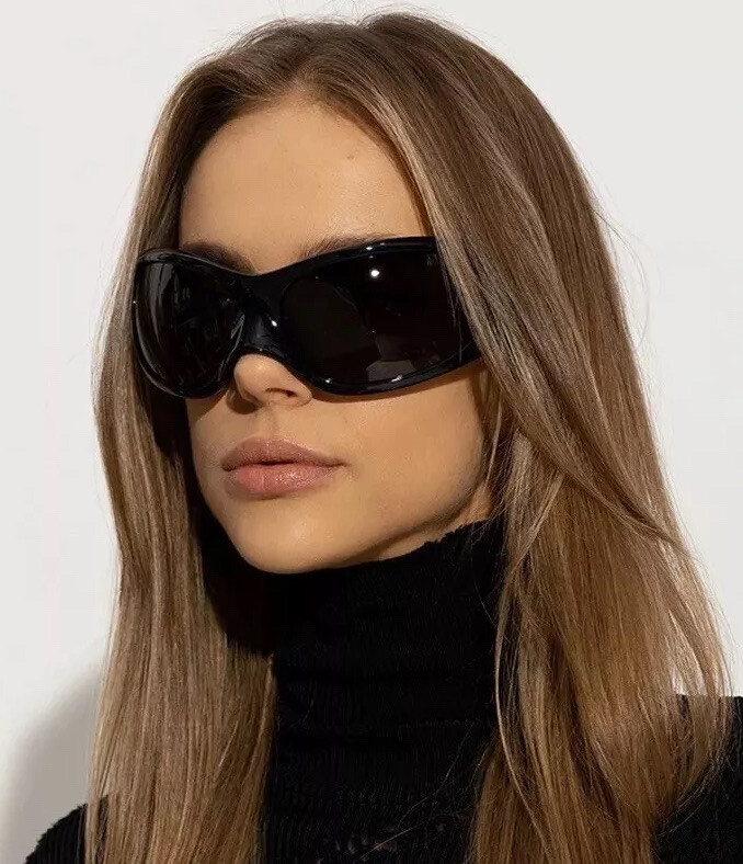 Brand Couture Shield Nose Cover Italy Sunglasses Celebrity Kim