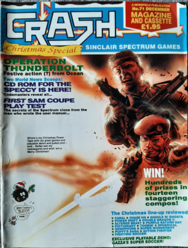 CRASH ZX Spectrum magazine - Issue # 71 - December 1989 - RARE CHRISTMAS SPECIAL - Picture 1 of 5