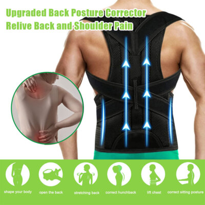 Heavy Duty Weight Lift Lumbar Lower Back Support Waist Belt Brace Suspender Work