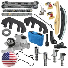 Timing Chain Kit Water Pump Tool Actuator For Ford F-150 Mustang Transit 350 3.5