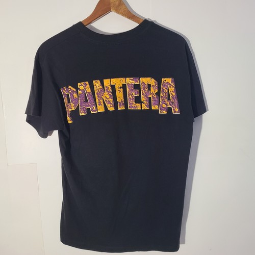 Vintage 1994 Pantera Far Beyond Driven Large 2-Sided Black T-Shirt Single Stitch - Picture 2 of 7