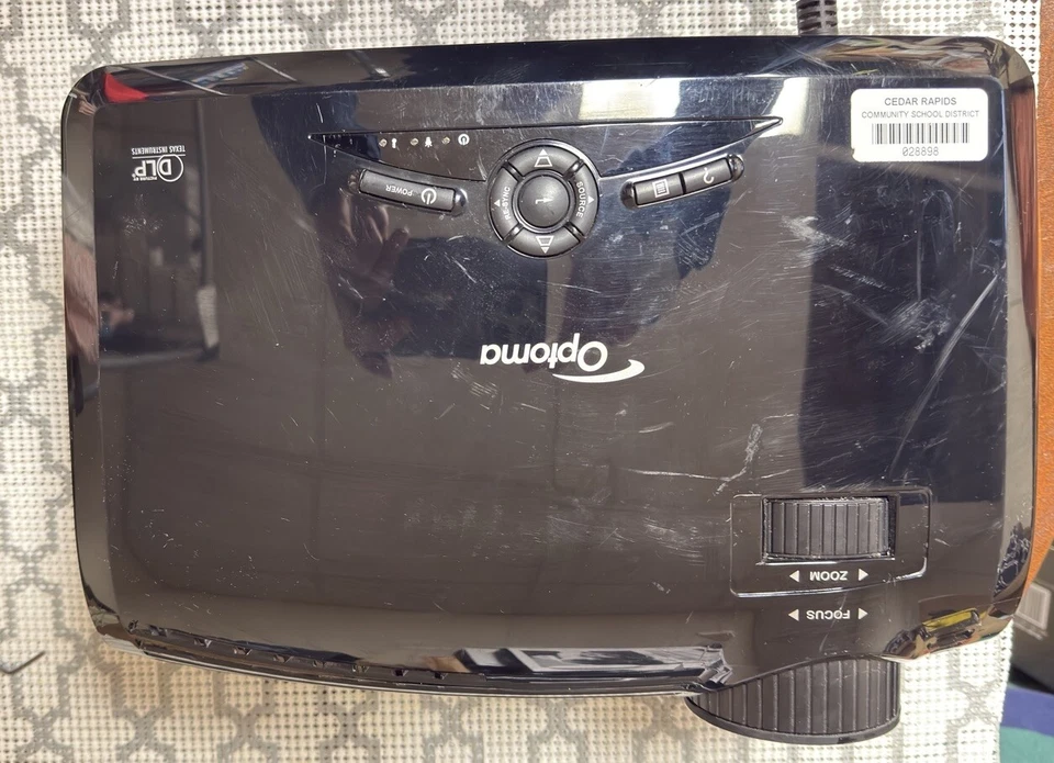 Optoma TX615-3D DLP Projector Home Theater PC 3D Ready 1080p HDMI - Image 2 of 4