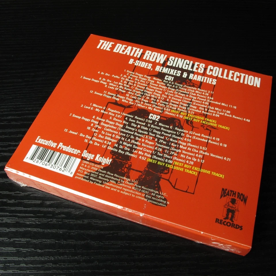The Death Row Singles Collection 2006 USA 2xCD Best Buy+4 Bonus Tracks NEW #0101 - Image 2 of 2