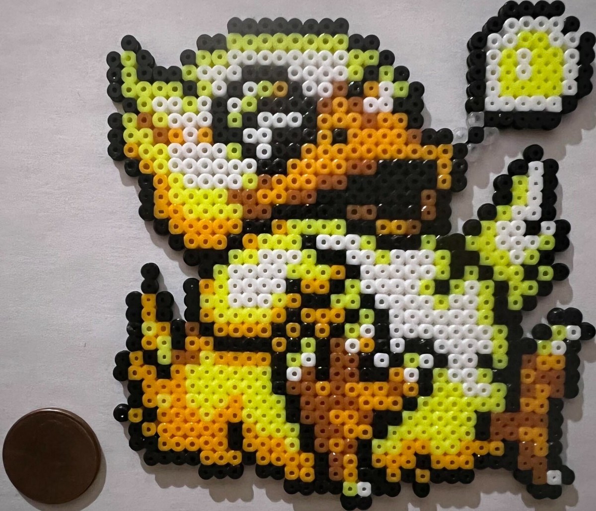Fat Chocobo Final Fantasy IV Mini Bead Sprite Perler Artkal