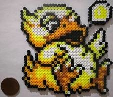 Fat Chocobo Final Fantasy IV Mini Cuentas Sprite Perler Artkal Pixel Art Icono Retro